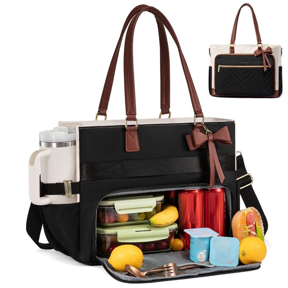 Laptop Accessories Organizer Bag - Sac isotherme grande capacité 3-en-1 avec
