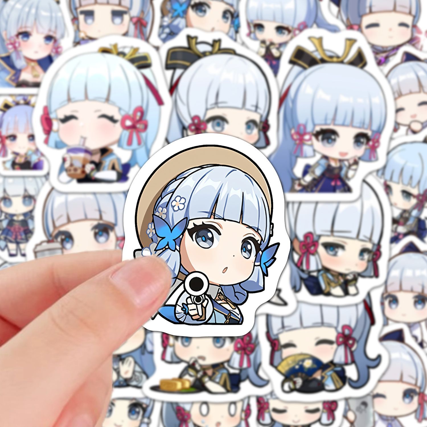 Laptop Accessory - Kamisato Ayaka 60 autocollants Genshin Impact