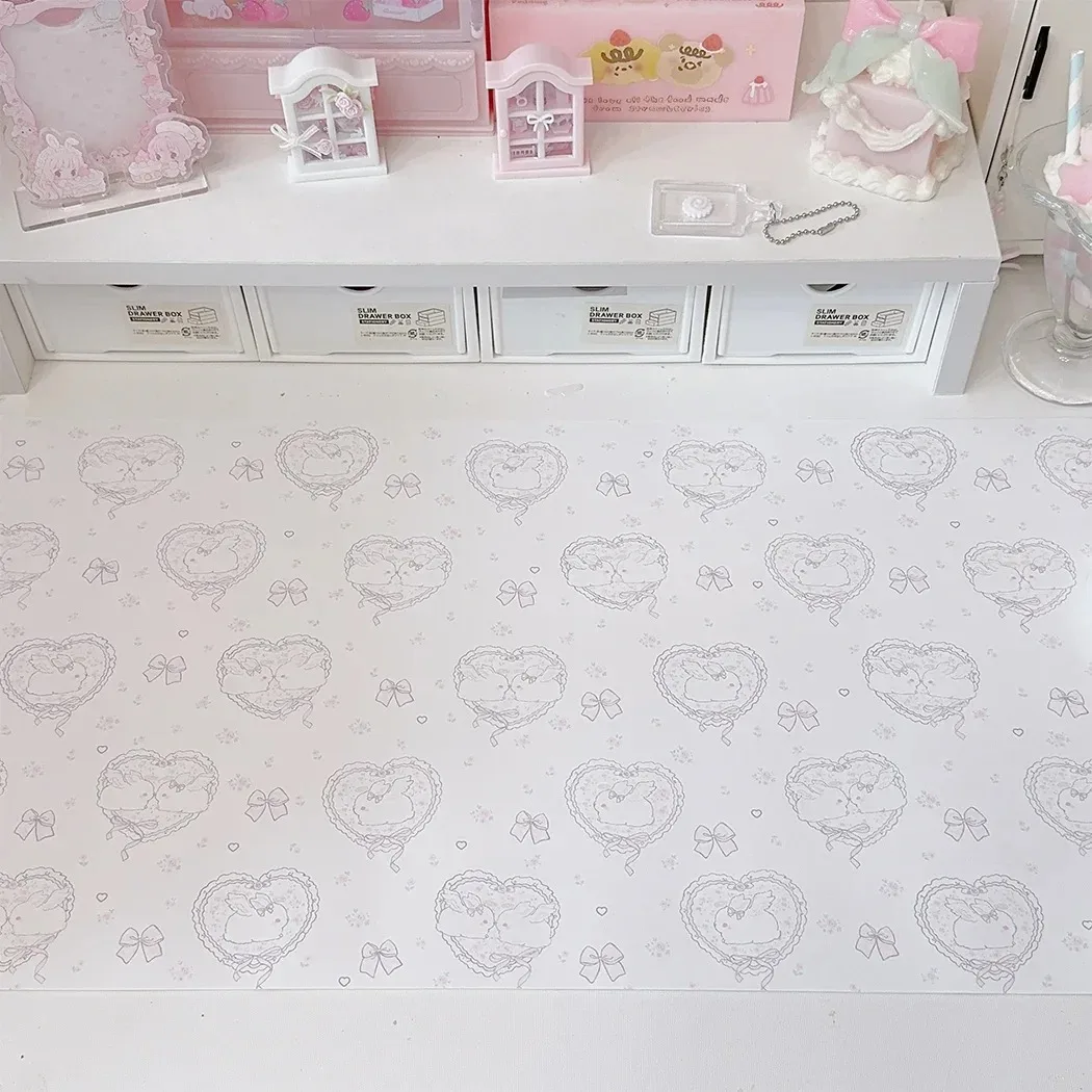 Laptop Accessories Pink - Grand tapis de souris en cuir