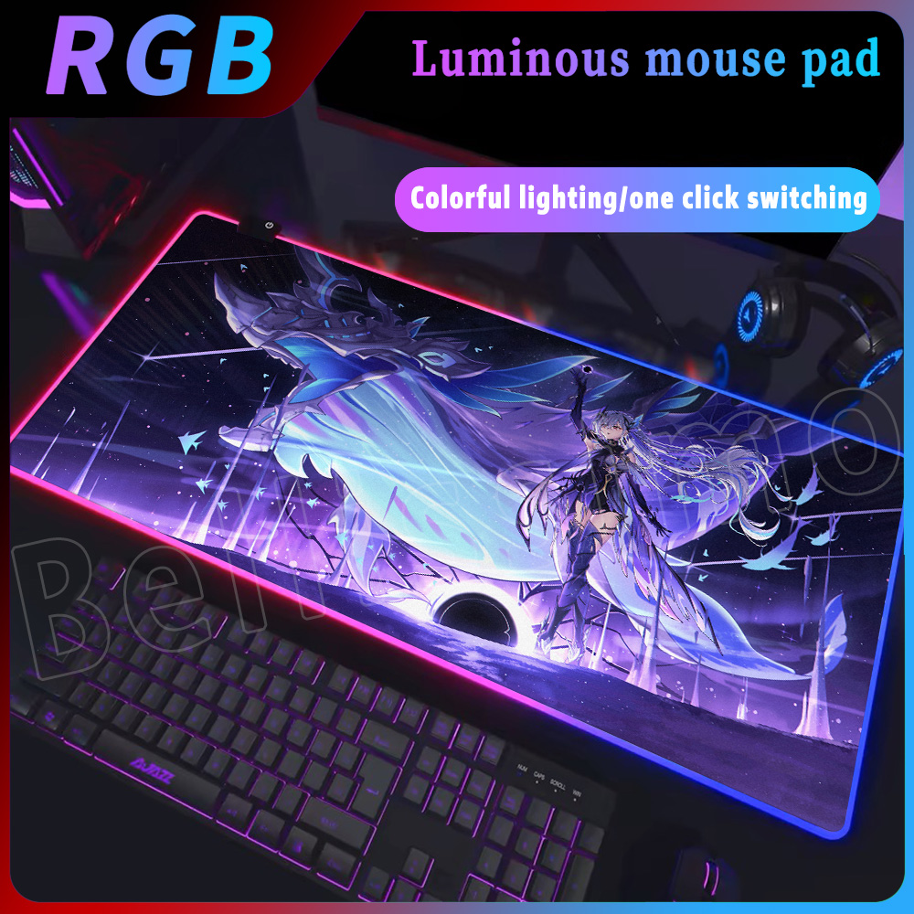 Laptop Accessories Rgb - Anime nouveau Arlecchino Skirk tapis de