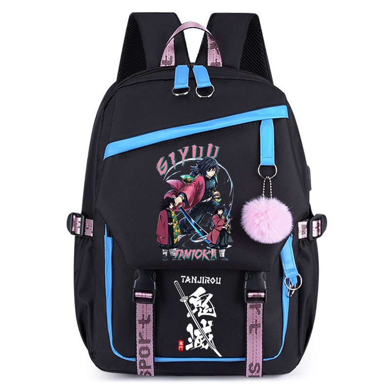 Laptop Accessories Organizer Bag - Sac à dos Demon Slayer Personnages