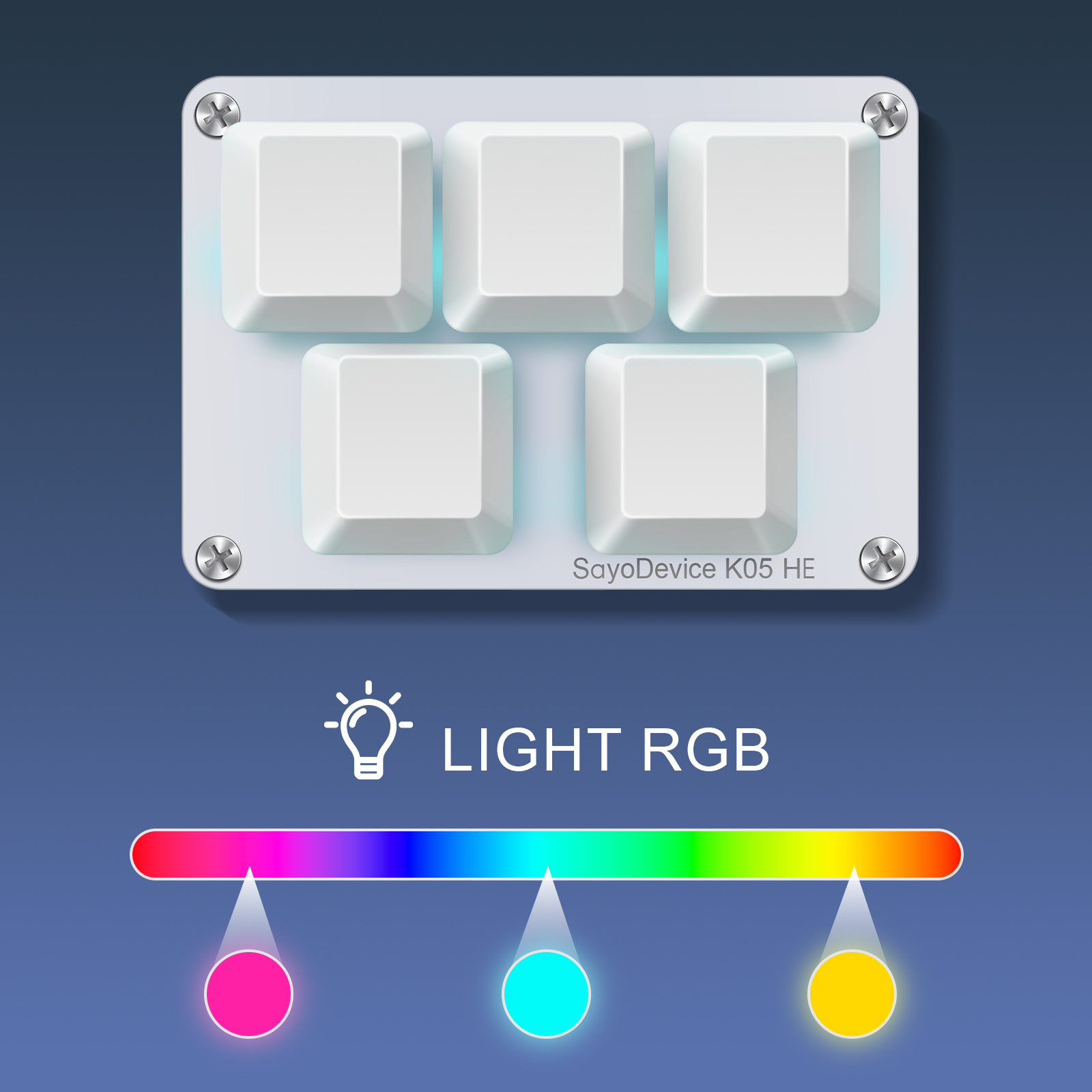 Laptop Accessories Rgb - SayoDevice K05 HE déclencheur rapide Hall
