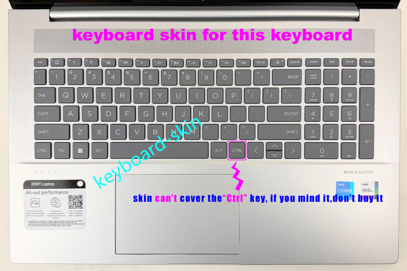 Keyboard Cover Silicone - Housse de protection pour clavier américain,