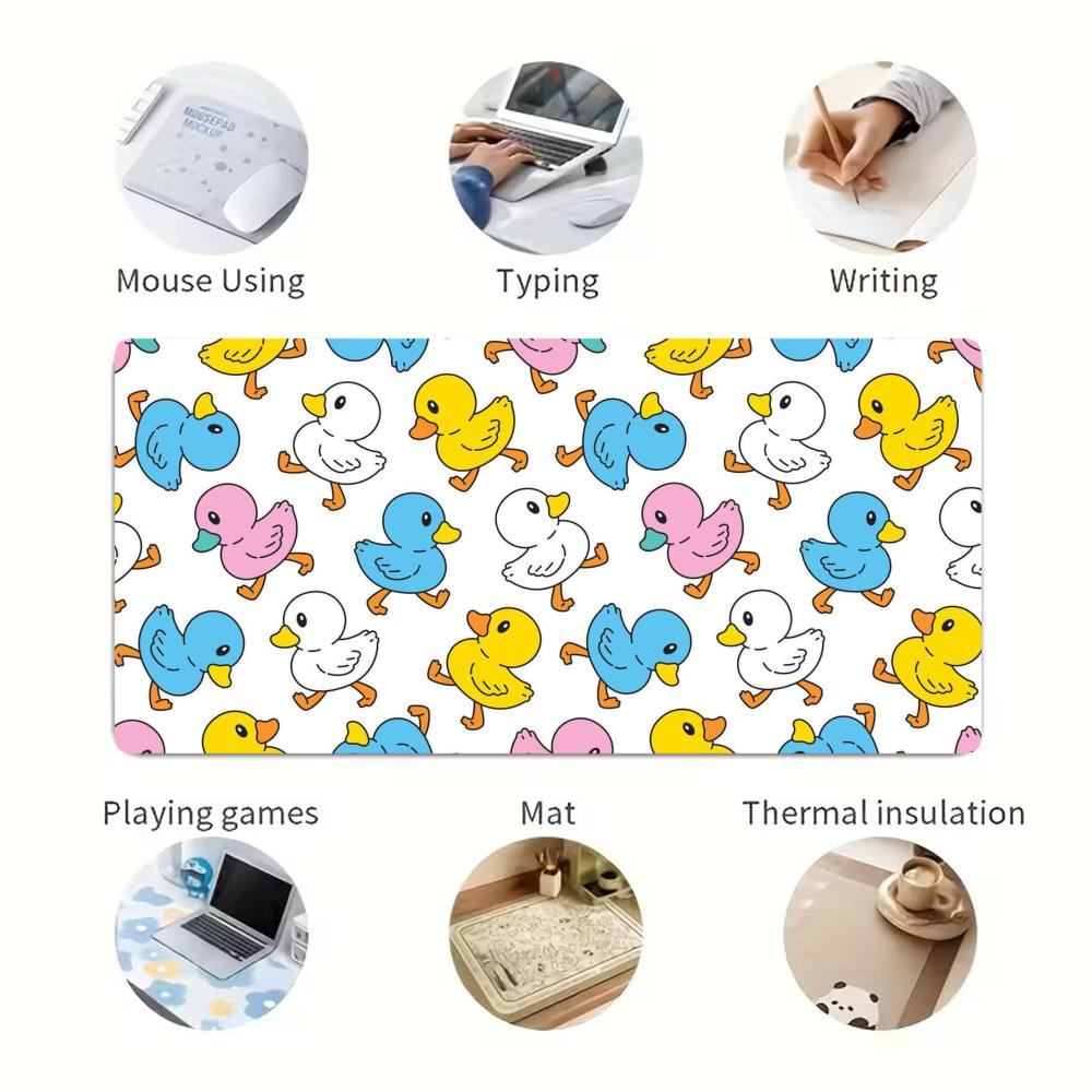Yellow Laptop Accessories - Tapis de table à motif sans