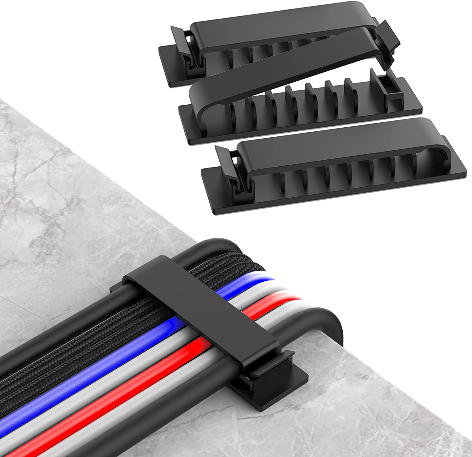 Keyboard Cover Silicone - Organisateur de câbles, gestion des fils,