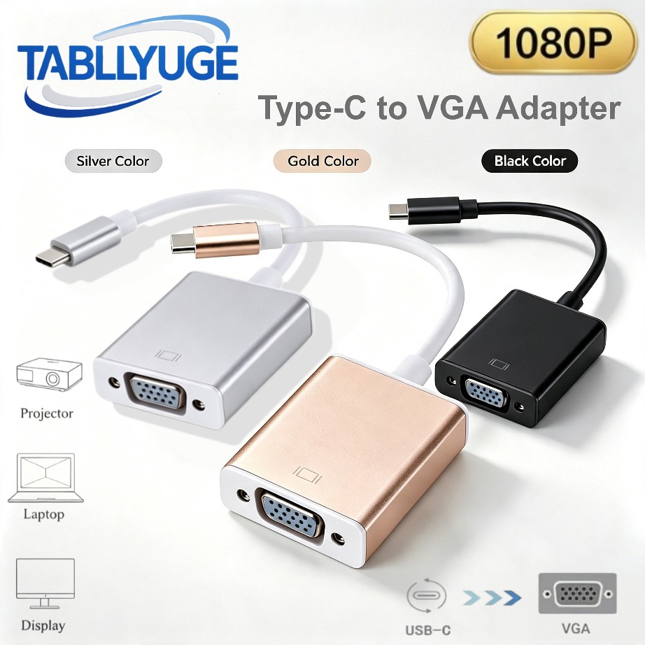Monitor Portable Usb - TABLLYUGE Adaptateur USB C vers VGA,