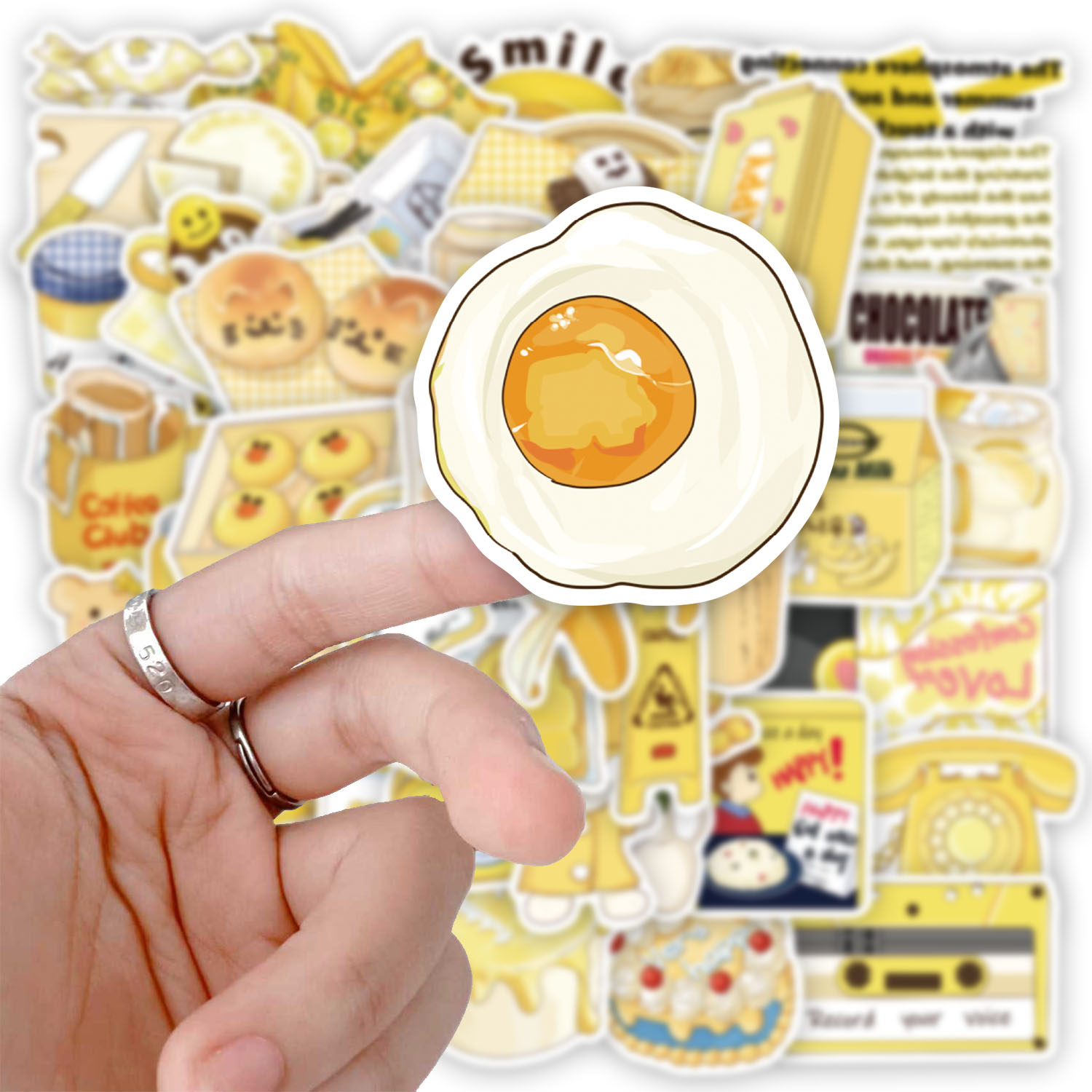 Autocollants amusants série se - Yellow Laptop Accessories avis et prix