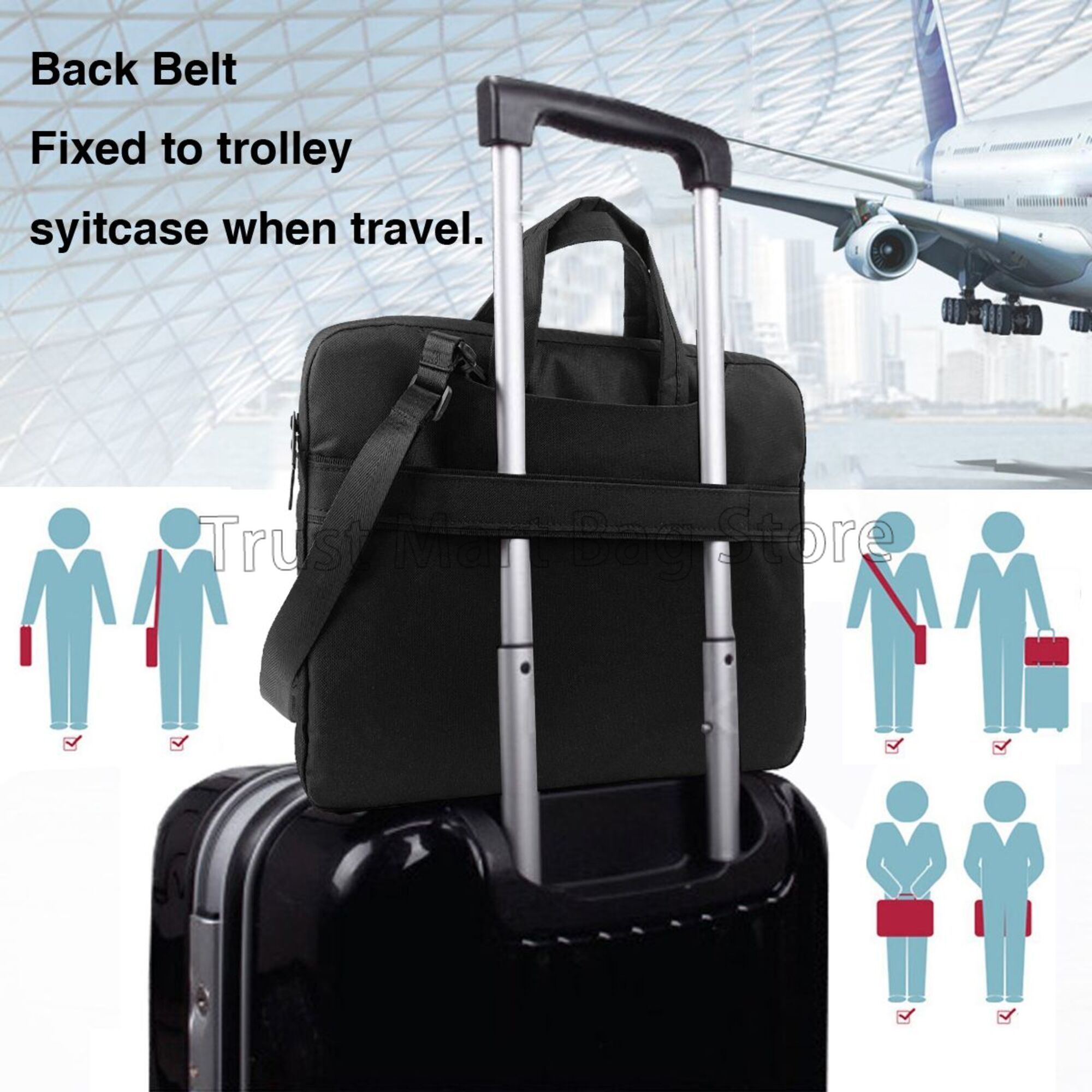 Sac de transport pour ordinate - Laptop Accessories Organizer Bag avis et prix