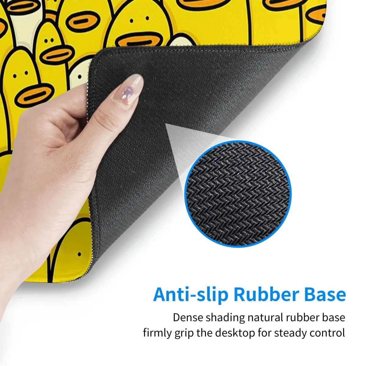 Grand tapis de souris avec mot - Yellow Laptop Accessories avis et prix