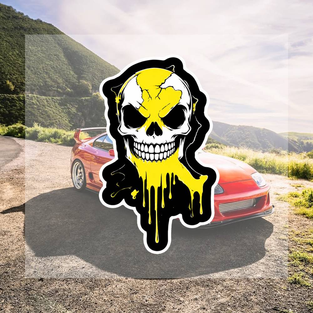 Autocollants créatifs jaune fo - Yellow Laptop Accessories avis et prix