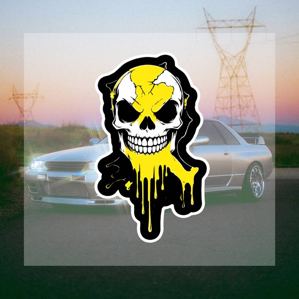Autocollants créatifs jaune fo - Yellow Laptop Accessories avis et prix