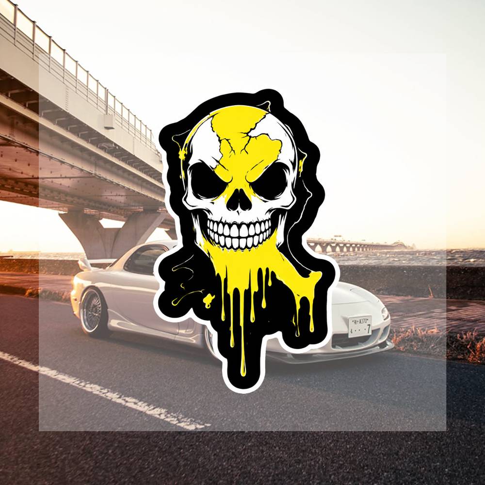 Autocollants créatifs jaune fo - Yellow Laptop Accessories avis et prix