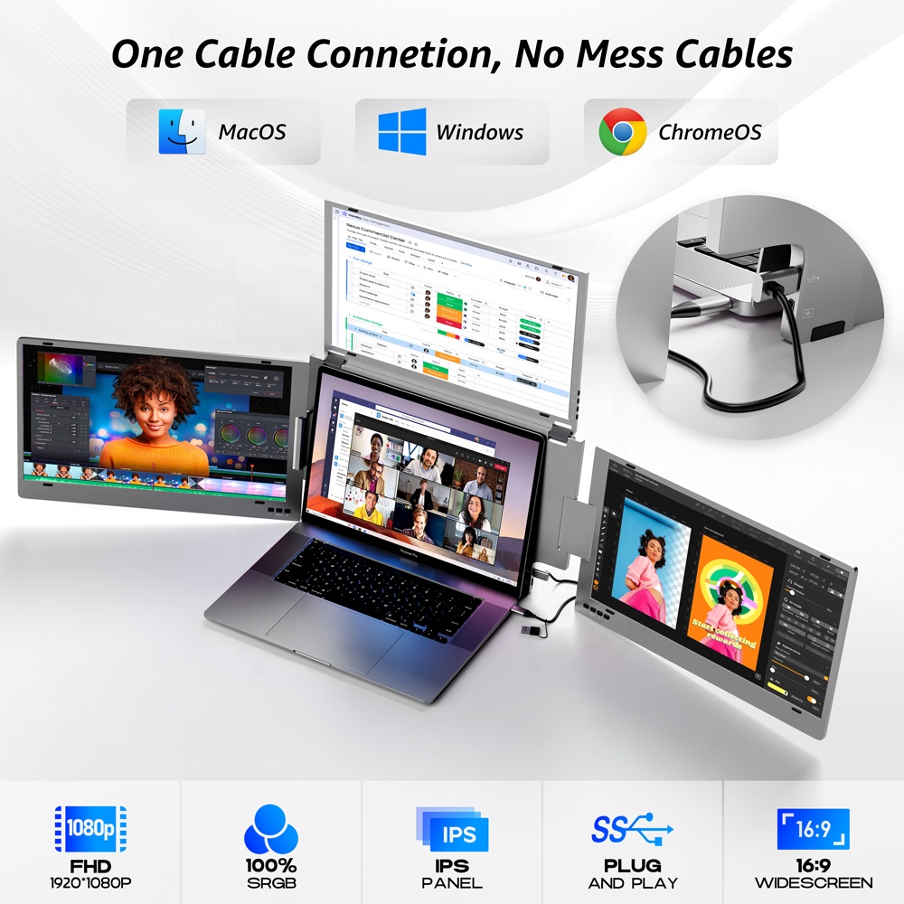 Moniteur d'extension pour ordi - Monitor Portable Usb avis et prix