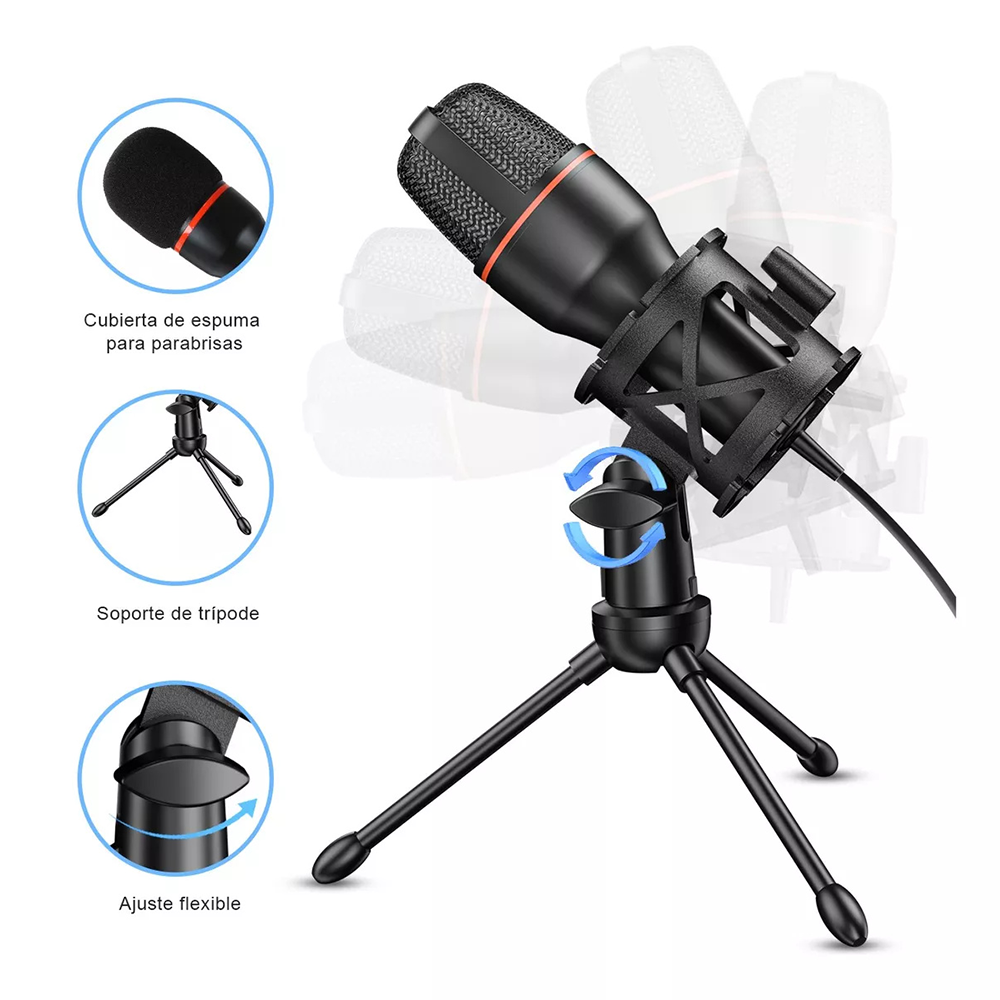 Microphone à condensateur USB  - Laptop Accessories Rgb avis et prix