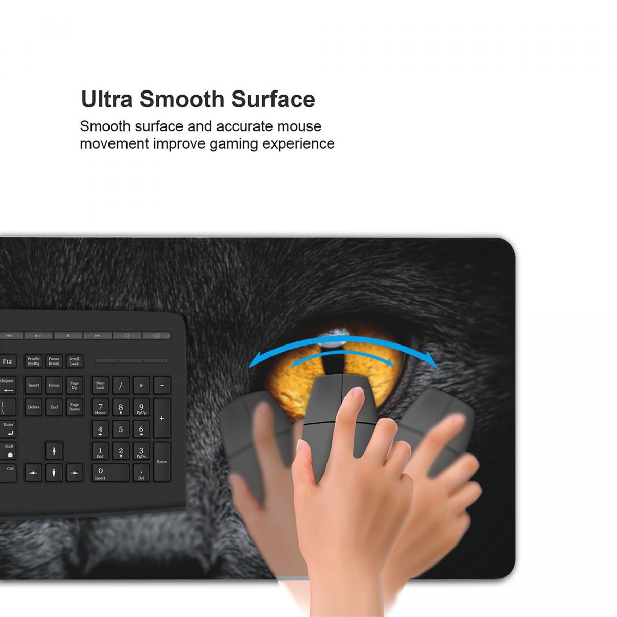 Grand tapis de souris avec vis - Yellow Laptop Accessories avis et prix