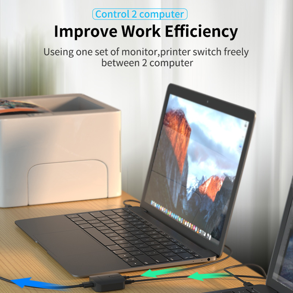 2bronchKVM-Boîte de commutatio - Monitor Portable Usb avis et prix