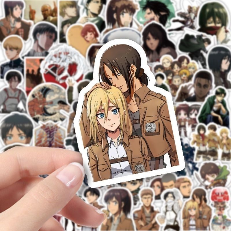 60 autocollants anime Attack o - Laptop Accessory avis et prix