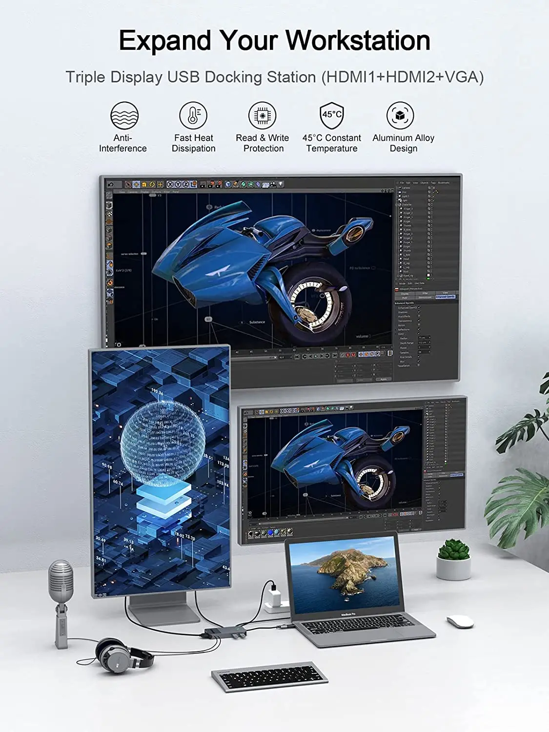 Station d'accueil USB 3.0 QGee - Monitor Portable Usb avis et prix