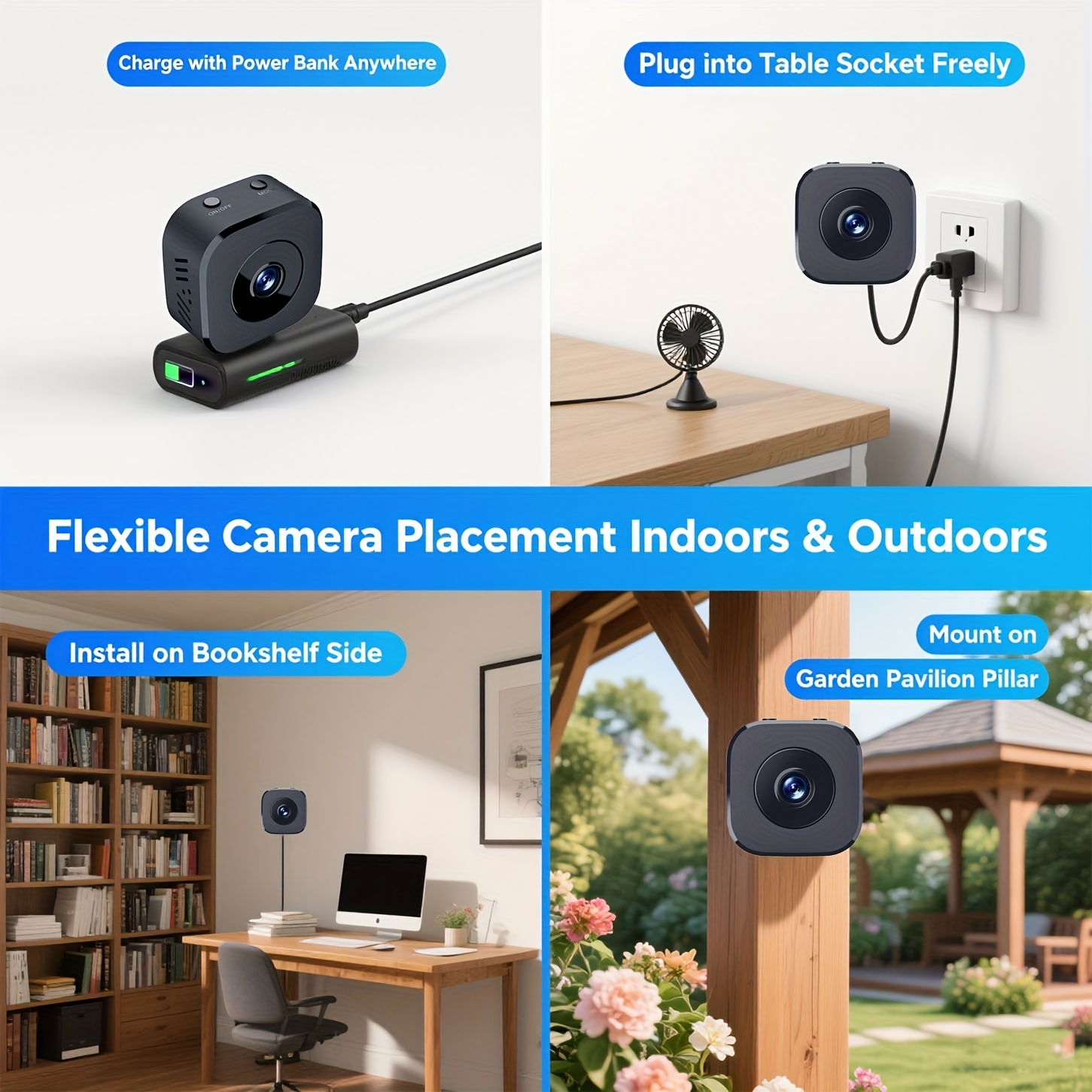 1080P HD Mini caméra WiFi sécu - Monitor Portable Usb avis et prix