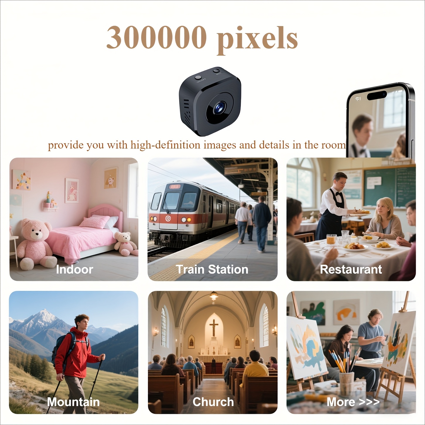 1080P HD Mini caméra WiFi sécu - Monitor Portable Usb avis et prix