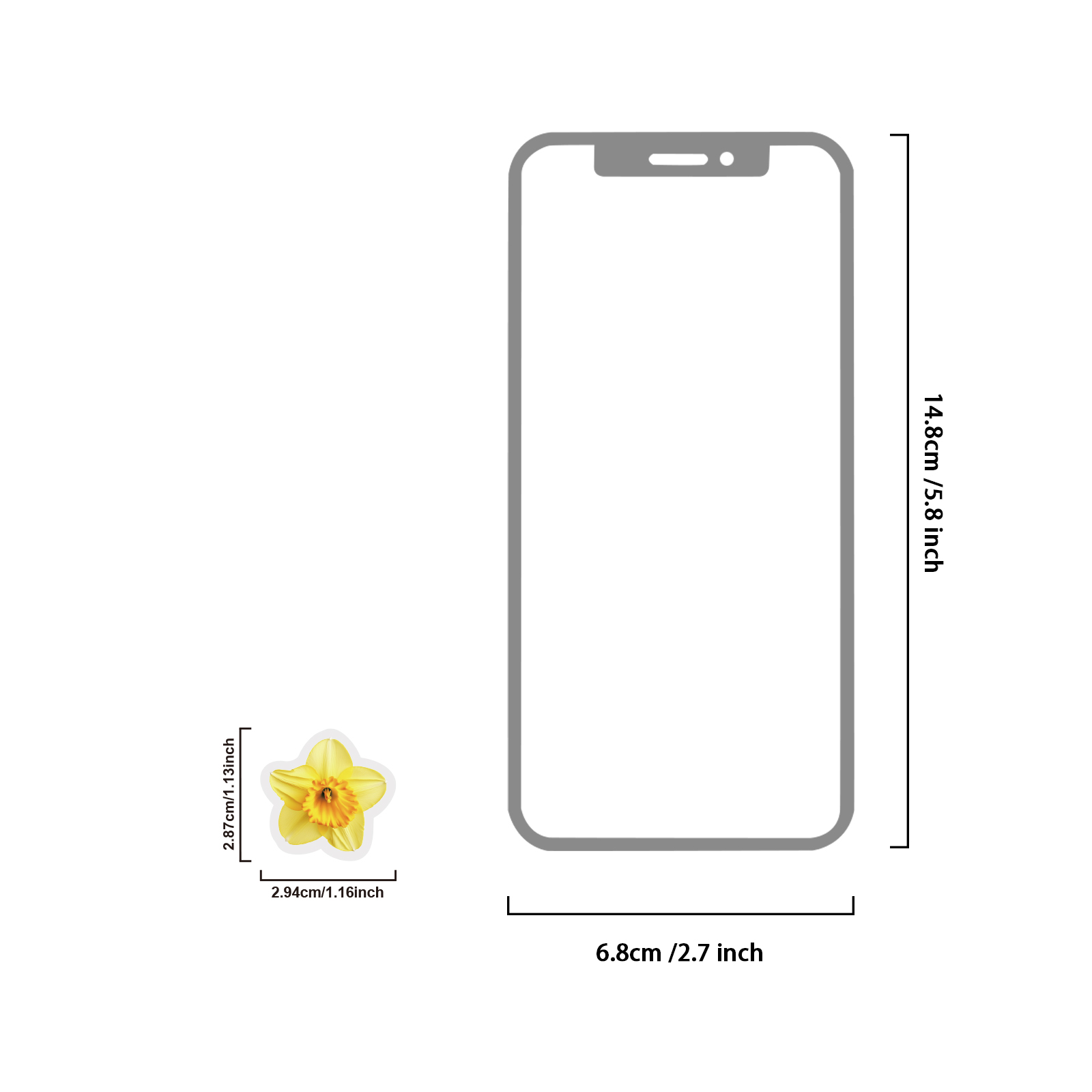 Etori Life Autocollants florau - Yellow Laptop Accessories avis et prix