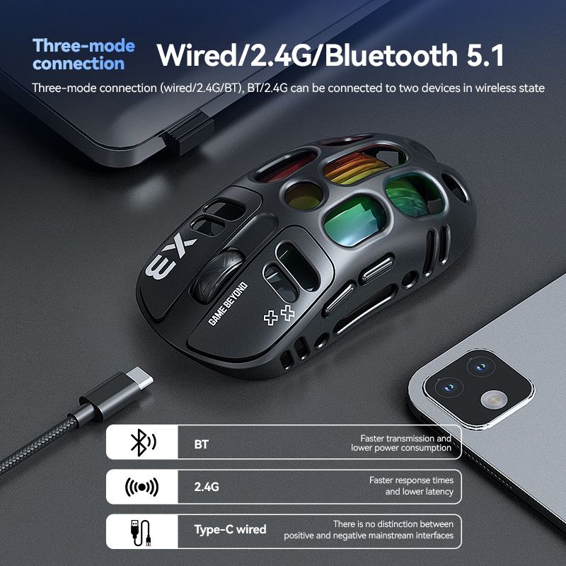 Souris sans fil Bluetooth à 3  - Laptop Accessories Rgb avis et prix
