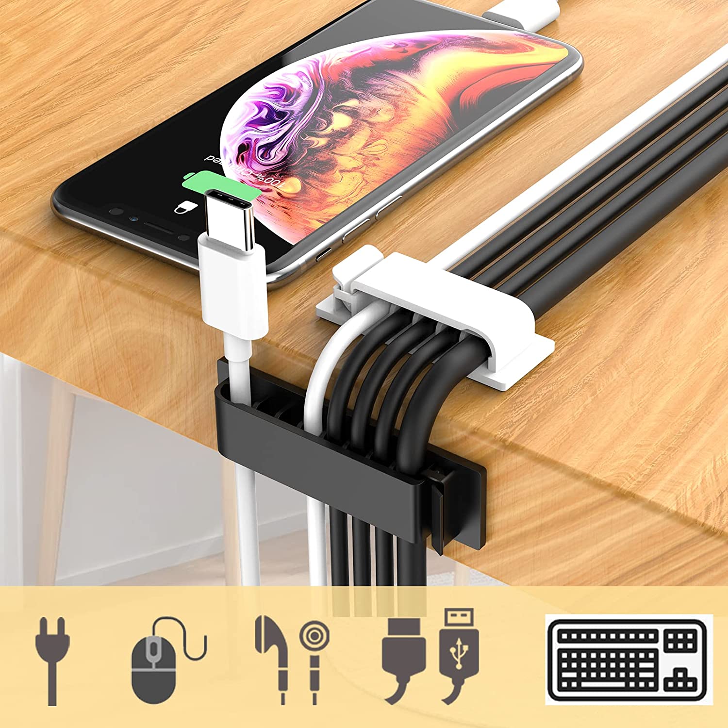 Organisateur de câbles, gestio - Keyboard Cover Silicone avis et prix